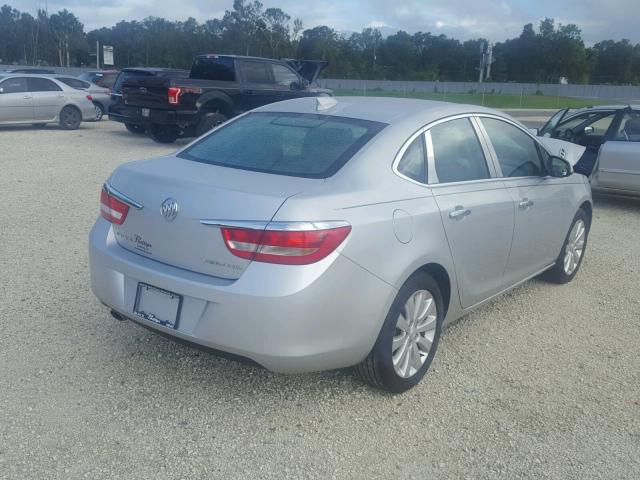 1G4PP5SK4F4138241 - 2015 BUICK VERANO SILVER photo 4