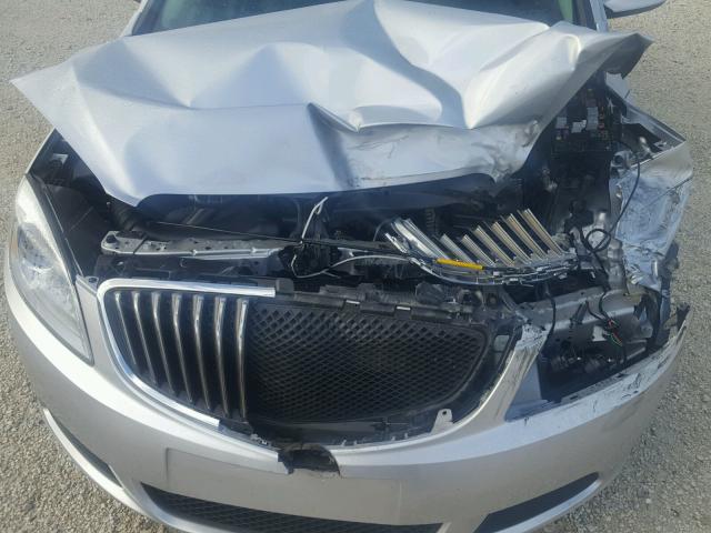 1G4PP5SK4F4138241 - 2015 BUICK VERANO SILVER photo 7