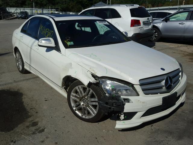 WDDGF81X59R077369 - 2009 MERCEDES-BENZ C 300 4MAT WHITE photo 1