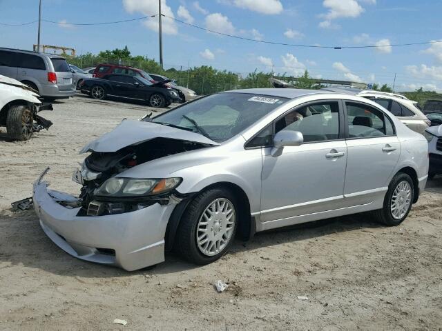 2HGFA1F52AH307765 - 2010 HONDA CIVIC SILVER photo 2