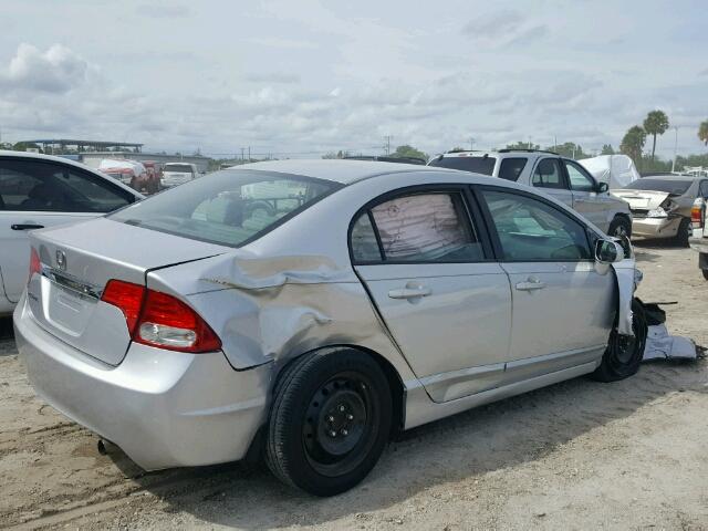 2HGFA1F52AH307765 - 2010 HONDA CIVIC SILVER photo 4