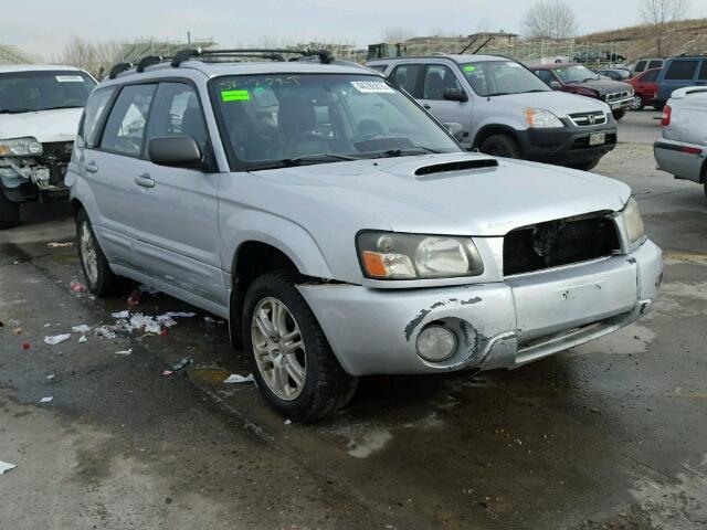 JF1SG69624H741262 - 2004 SUBARU FORESTER SILVER photo 1