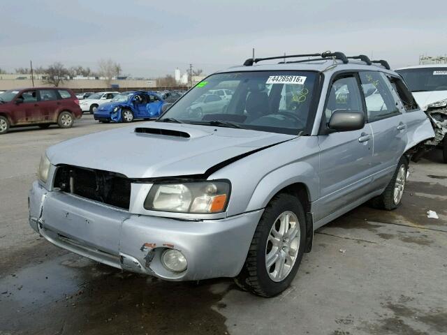 JF1SG69624H741262 - 2004 SUBARU FORESTER SILVER photo 2
