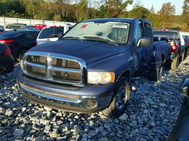 1D7HA18NX5S116815 - 2005 DODGE RAM 1500 S BLUE photo 2