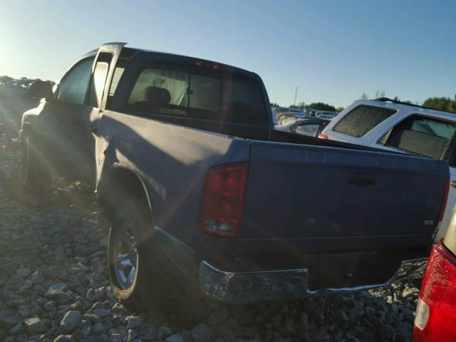 1D7HA18NX5S116815 - 2005 DODGE RAM 1500 S BLUE photo 3