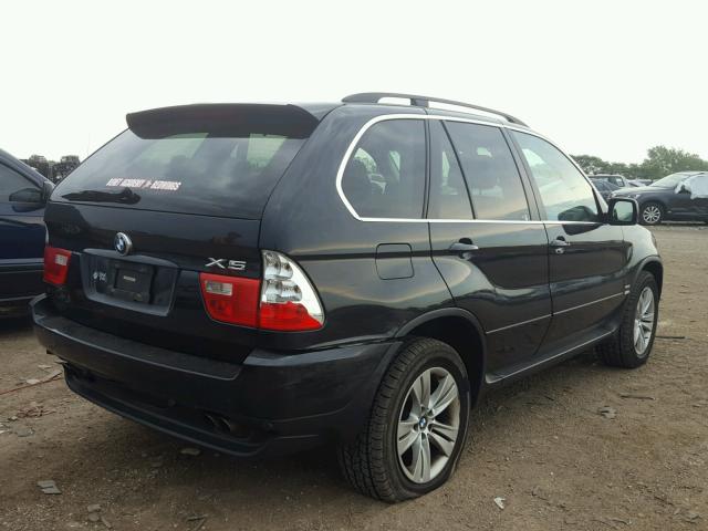 5UXFB53516LV21324 - 2006 BMW X5 4.4I BLACK photo 4