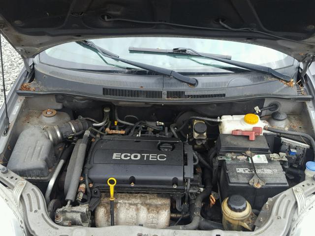 KL1TD5DE0AB094656 - 2010 CHEVROLET AVEO LS GRAY photo 7