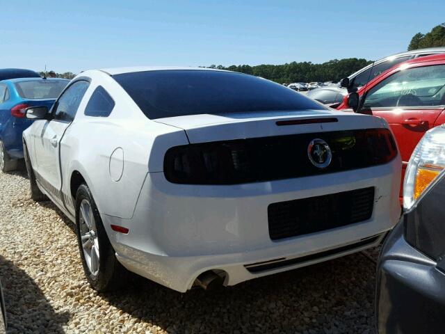 1ZVBP8AM3E5258346 - 2014 FORD MUSTANG WHITE photo 3