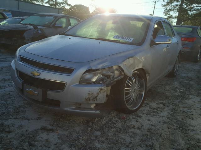 1G1ZC5E11BF390788 - 2011 CHEVROLET MALIBU 1LT SILVER photo 2