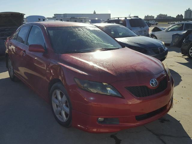 4T1BE46K88U204507 - 2008 TOYOTA CAMRY RED photo 1