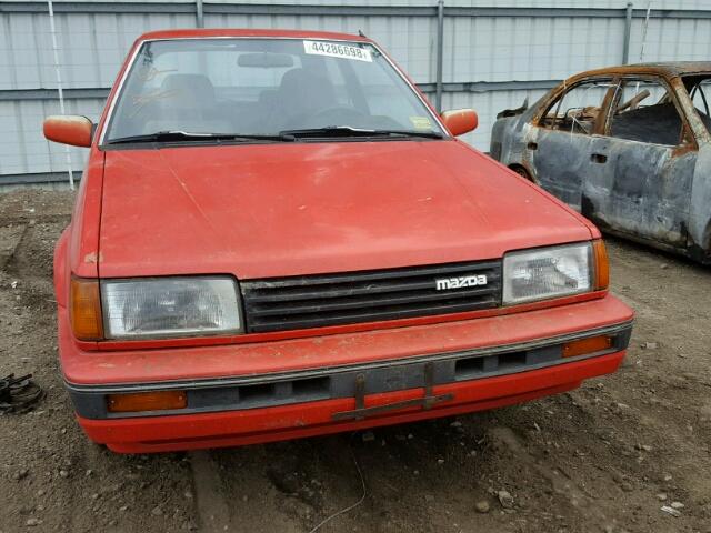 JM1BF2327G0186100 - 1986 MAZDA 323 RED photo 9