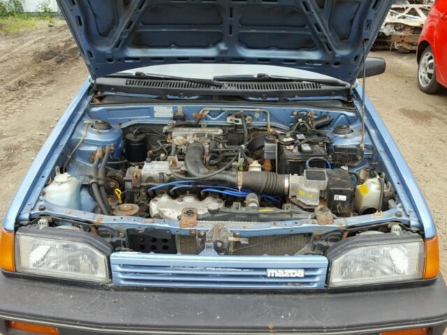 JM1BF2324K0382181 - 1989 MAZDA 323 BLUE photo 7