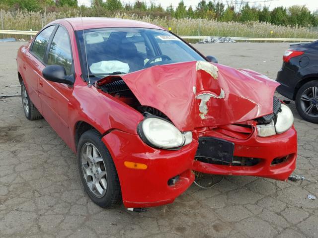 1B3ES56C92D604089 - 2002 DODGE NEON ES RED photo 1