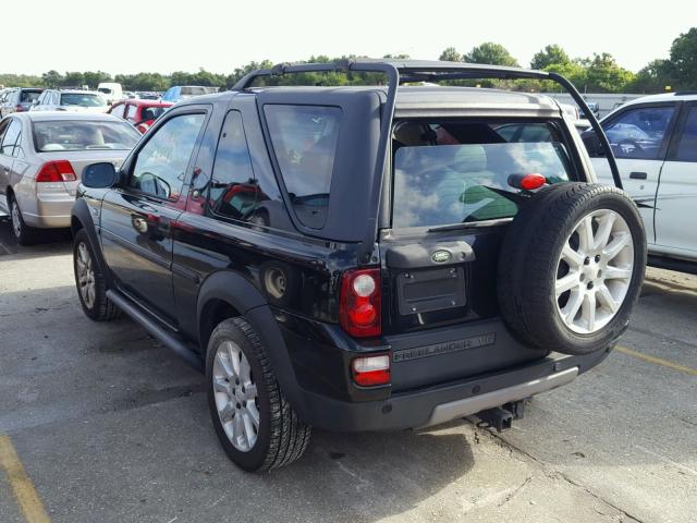 SALNY12204A425004 - 2004 LAND ROVER FREELANDER BLACK photo 3