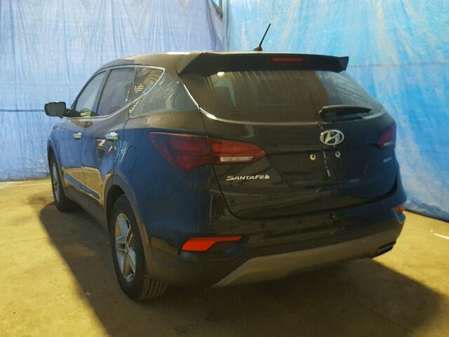 5XYZT3LB8JG541726 - 2018 HYUNDAI SANTA FE S BLACK photo 3