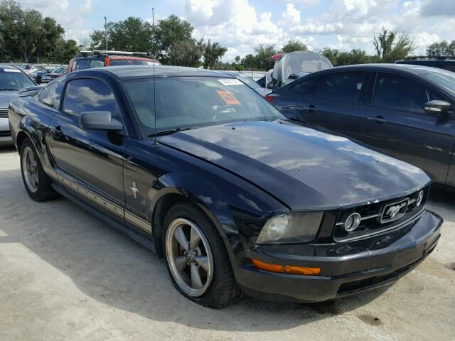 1ZVFT80N865118124 - 2006 FORD MUSTANG BLACK photo 1