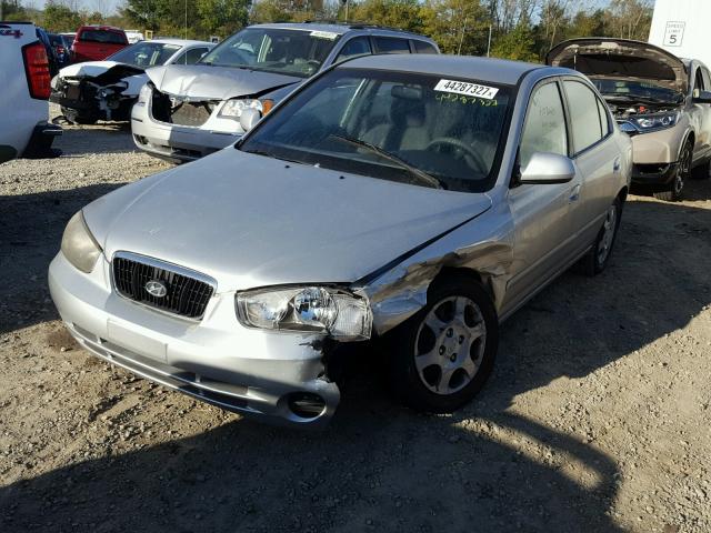 KMHDN45D73U551024 - 2003 HYUNDAI ELANTRA SILVER photo 2