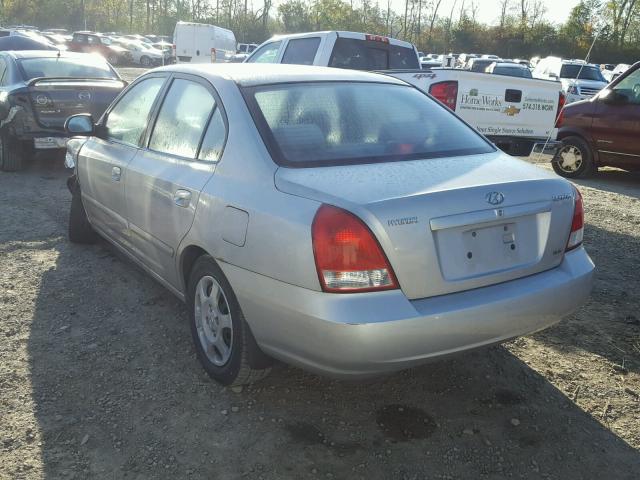 KMHDN45D73U551024 - 2003 HYUNDAI ELANTRA SILVER photo 3