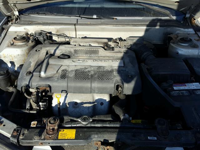 KMHDN45D73U551024 - 2003 HYUNDAI ELANTRA SILVER photo 7