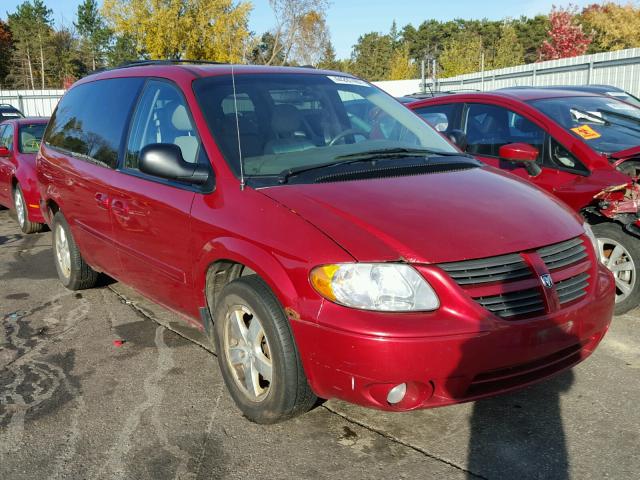 2D8GP44L45R525602 - 2005 DODGE GRAND CARA RED photo 1