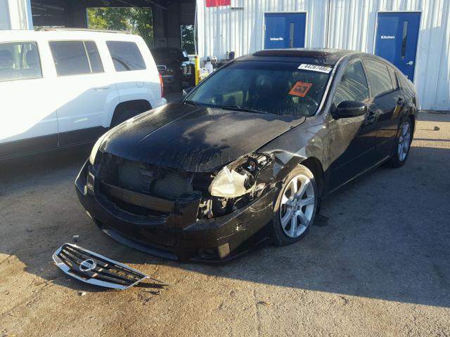 1N4BA41E88C803727 - 2008 NISSAN MAXIMA SE BLACK photo 2