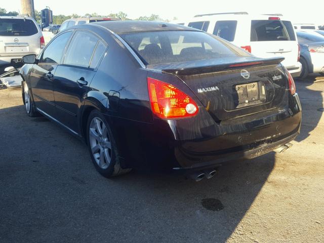 1N4BA41E88C803727 - 2008 NISSAN MAXIMA SE BLACK photo 3