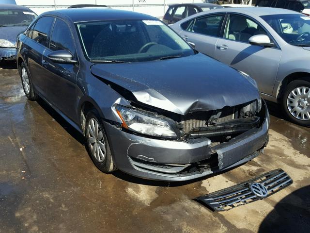 1VWAP7A35CC057652 - 2012 VOLKSWAGEN PASSAT S رمادي صورة 1