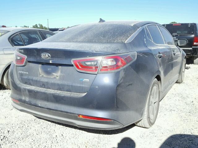 KNAGM4AD2E5069193 - 2014 KIA OPTIMA HYB CHARCOAL photo 4