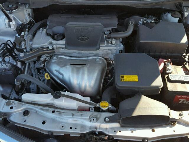 4T1BF1FK5CU166917 - 2012 TOYOTA CAMRY BASE SILVER photo 7