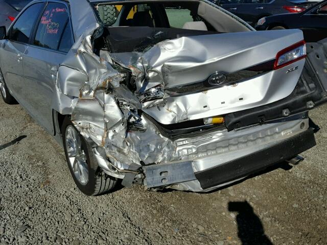 4T1BF1FK5CU166917 - 2012 TOYOTA CAMRY BASE SILVER photo 9