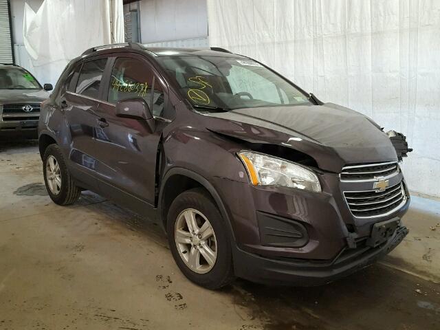 3GNCJPSB3GL154983 - 2016 CHEVROLET TRAX 1LT BLACK photo 1