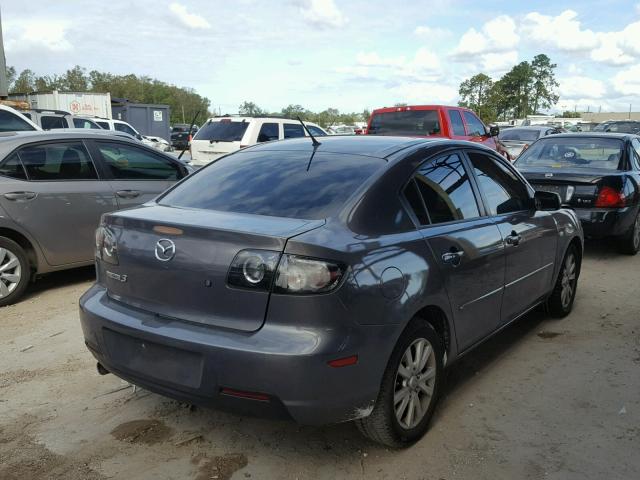 JM1BK32FX71753352 - 2007 MAZDA 3 I GRAY photo 4