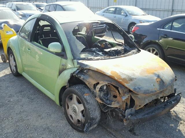 3VWCC21C9XM444751 - 1999 VOLKSWAGEN NEW BEETLE 绿色 照片 1