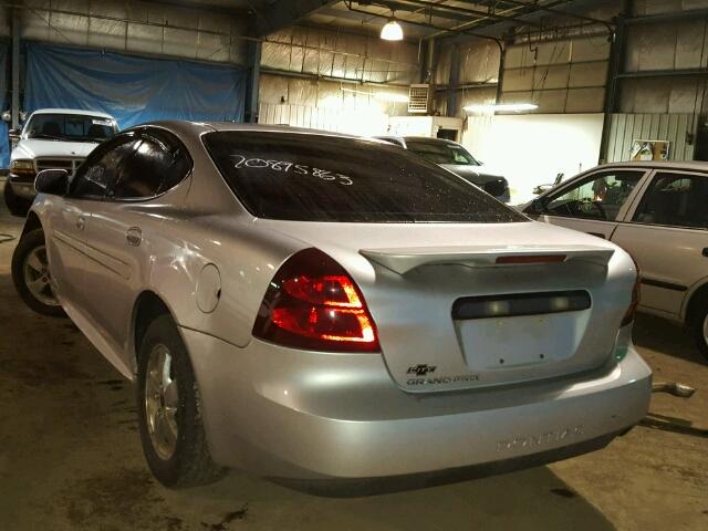 2G2WP522651326922 - 2005 PONTIAC GRAND PRIX SILVER photo 3