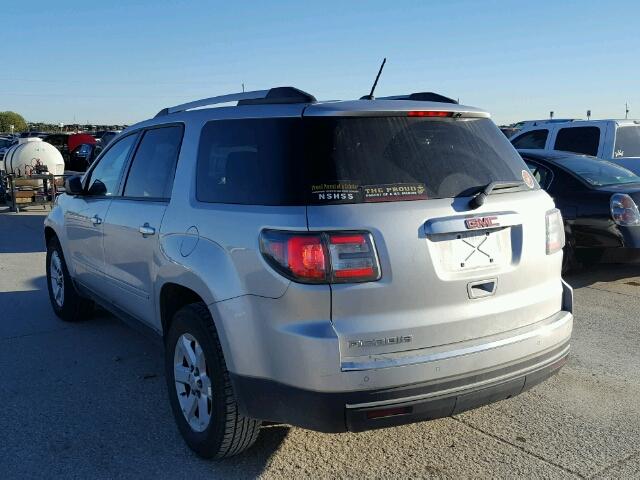 1GKKRNED1FJ154215 - 2015 GMC ACADIA SLE SILVER photo 3