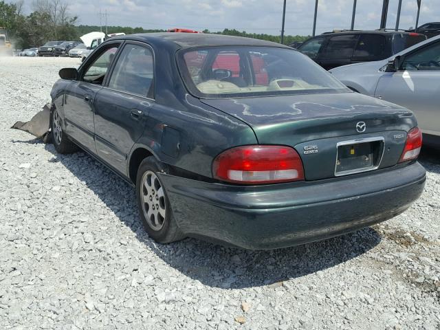 1YVGF22D8W5737977 - 1998 MAZDA 626 ES GREEN photo 3