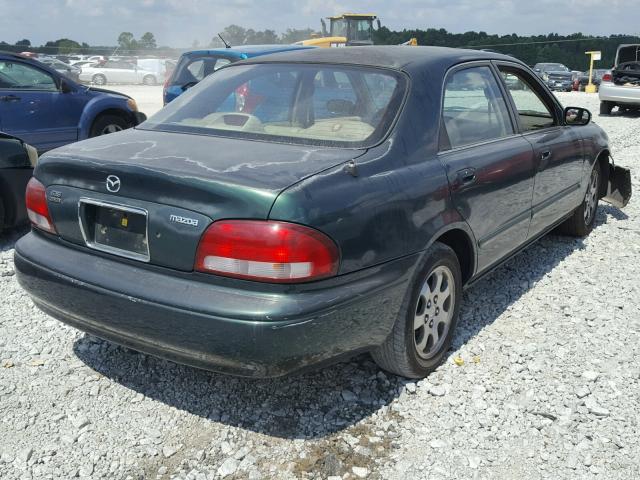 1YVGF22D8W5737977 - 1998 MAZDA 626 ES GREEN photo 4