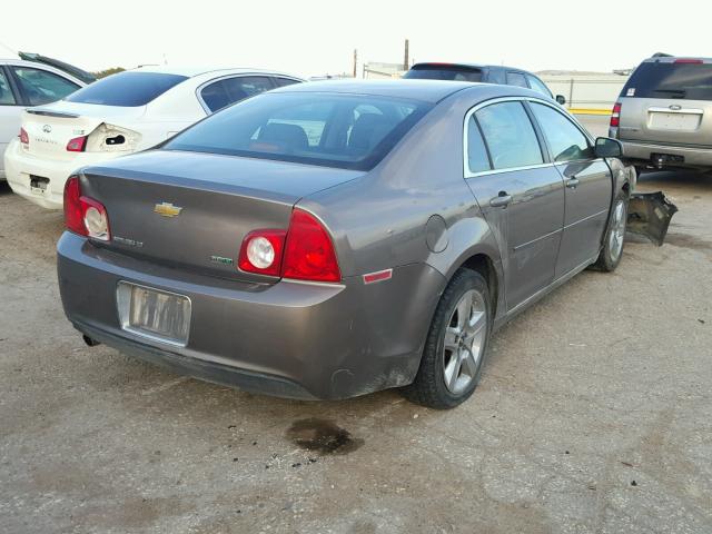 1G1ZC5E08AF321747 - 2010 CHEVROLET MALIBU 1LT GRAY photo 4