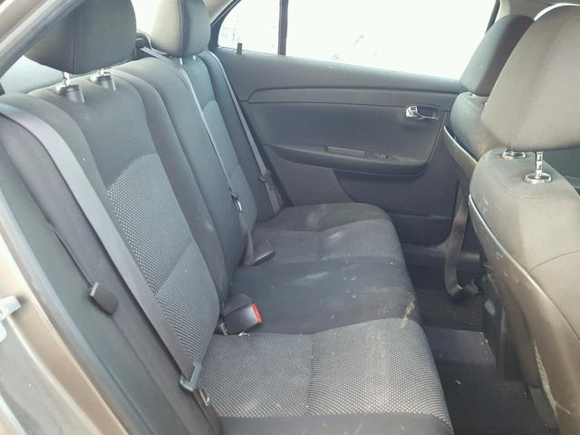 1G1ZC5E08AF321747 - 2010 CHEVROLET MALIBU 1LT ნაცრისფერი ფოტო 6