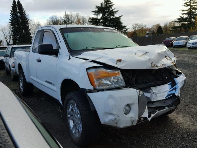 1N6AA0CC7AN314530 - 2010 NISSAN TITAN XE WHITE photo 1