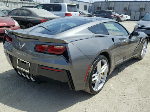 1G1YM2D76F5104717 - 2015 CHEVROLET CORVETTE S GRAY photo 4