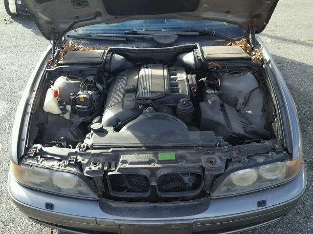 WBADT43482GZ96444 - 2002 BMW 525 I AUTO GRAY photo 7