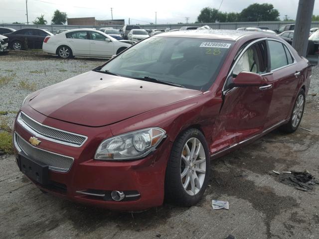 1G1ZE5E70BF249239 - 2011 CHEVROLET MALIBU LTZ 勃艮第红 照片 2