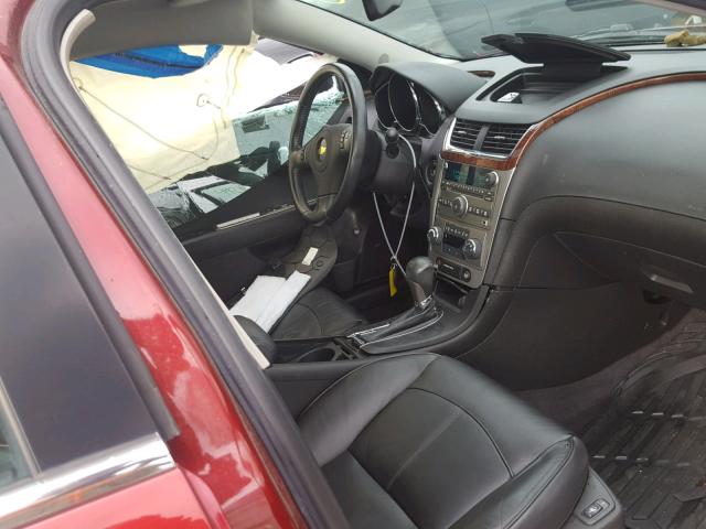 1G1ZE5E70BF249239 - 2011 CHEVROLET MALIBU LTZ 勃艮第红 照片 5