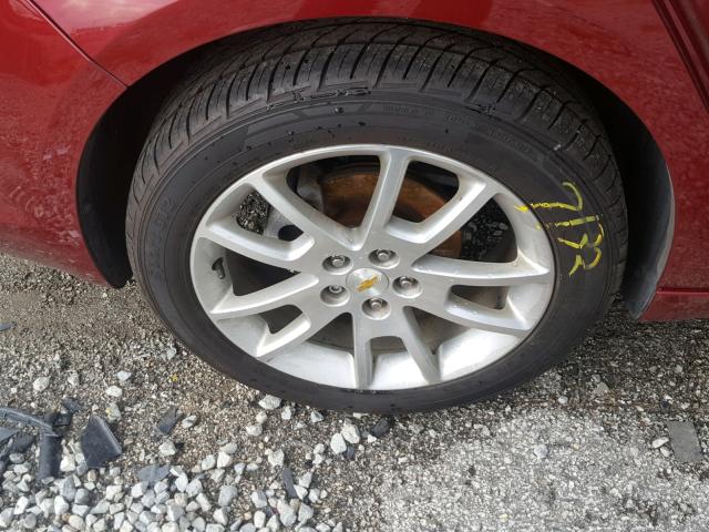 1G1ZE5E70BF249239 - 2011 CHEVROLET MALIBU LTZ 勃艮第红 照片 9