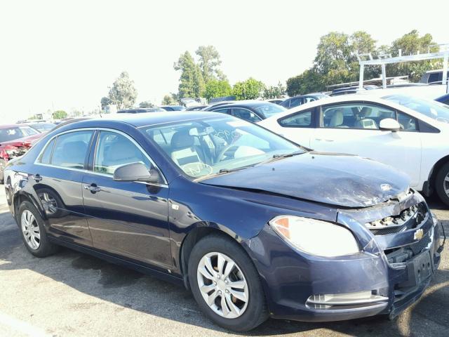 1G1ZG57B38F178610 - 2008 CHEVROLET MALIBU LS BLUE photo 1