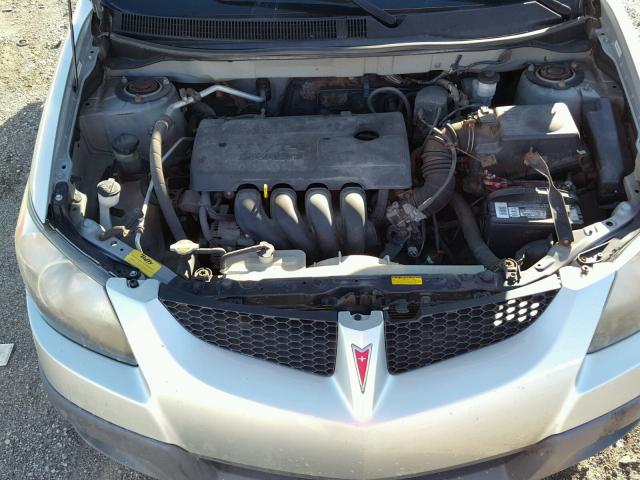 5Y2SL62883Z440277 - 2003 PONTIAC VIBE SILVER photo 7