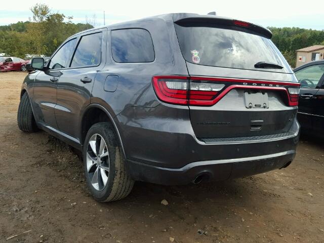 1C4SDHCT2FC729125 - 2015 DODGE DURANGO R/ GRAY photo 3