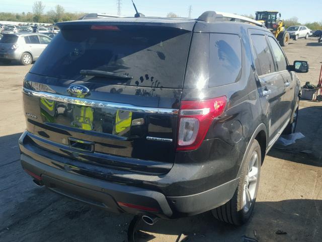 1FM5K7F86DGB56705 - 2013 FORD EXPLORER L BLACK photo 4