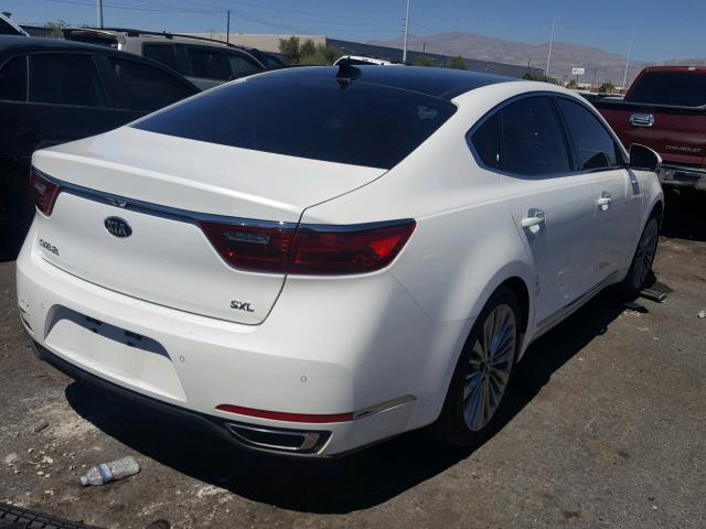 KNALC4J16H5093458 - 2017 KIA CADENZA PR WHITE photo 4